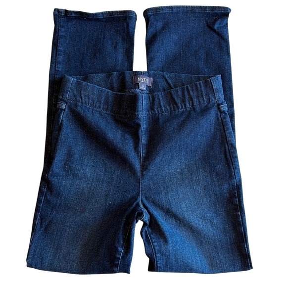 NYDJ Fit is Everything Slim Bootcut Jeans Kenzie Size Medium 6-8-10 Kenzie Wash - Picture 1 of 11